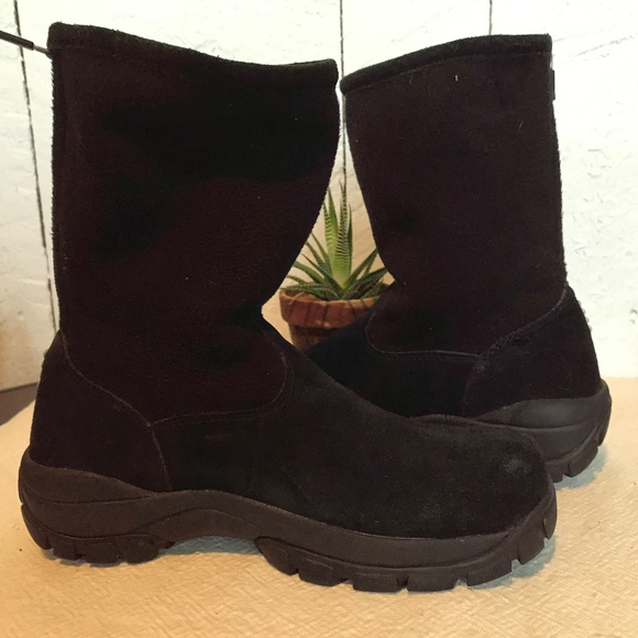 lands end suede boots